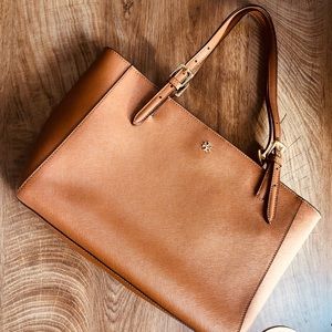 Tory Burch York Small Buckle Tote (Gently Used)